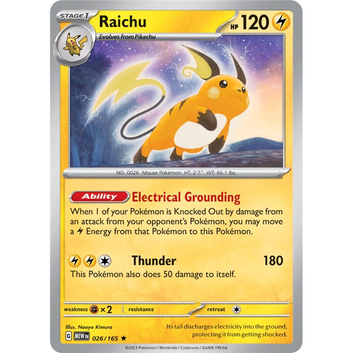 Raichu (Reverse/Holo)