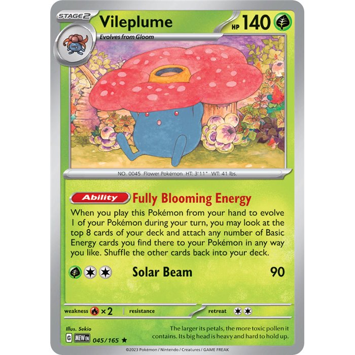 Vileplume (Reverse/Holo)