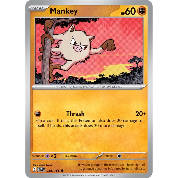 Mankey (Reverse/Holo)