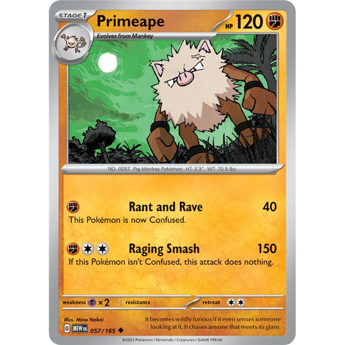 Primeape (Reverse/Holo)