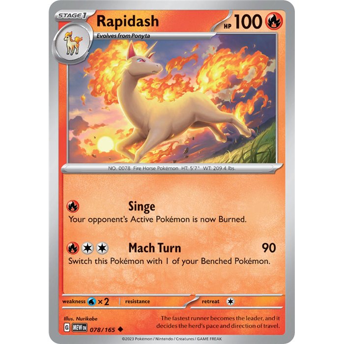 Rapidash (Reverse/Holo)