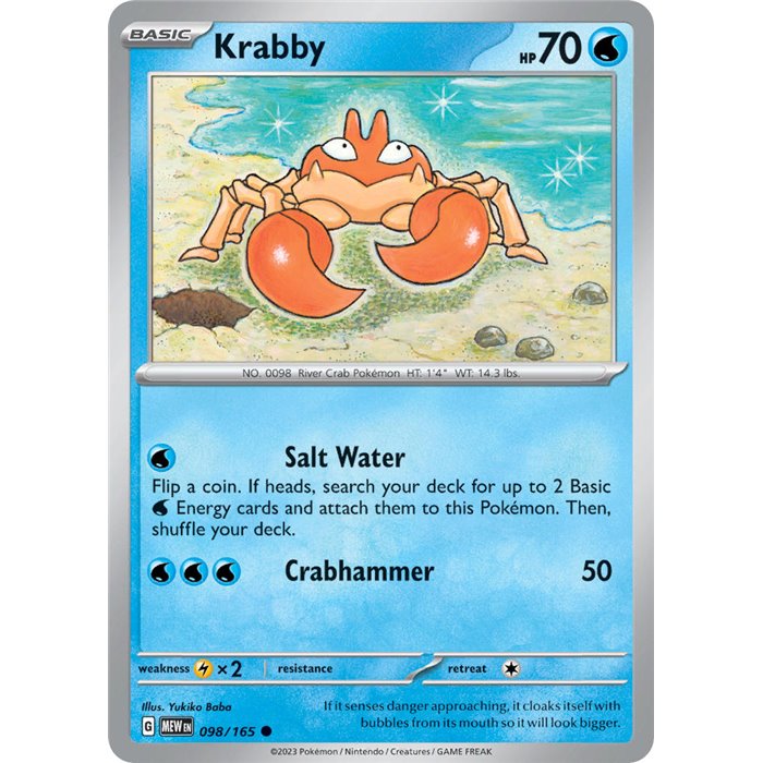 Krabby (Reverse/Holo)