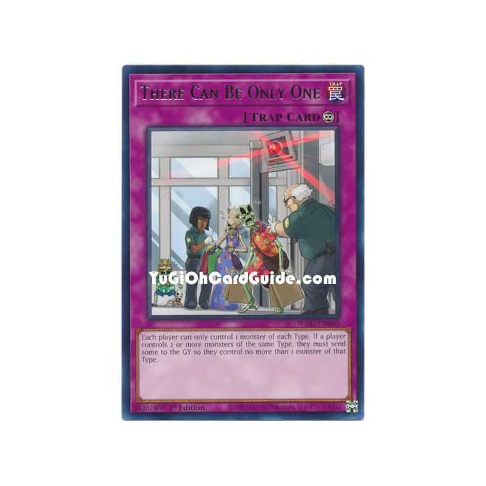 There Can Be Only One (Collector Rare) – Wild Survivors | Carta YUGIOH en México