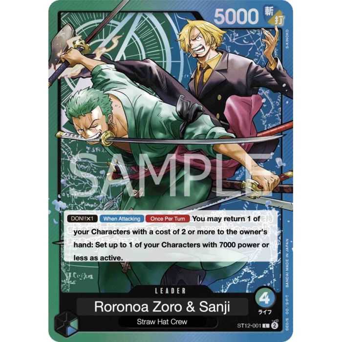 Roronoa Zoro & Sanji (Leader) – ONE PIECE DECKS | Carta ONE PIECE en México