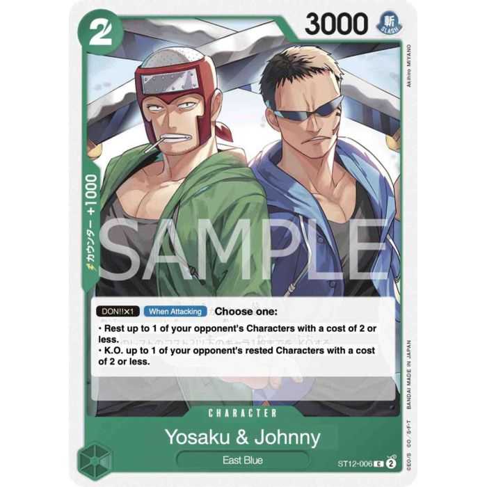 Yosaku & Johnny (Common) – ONE PIECE DECKS | Carta ONE PIECE en México