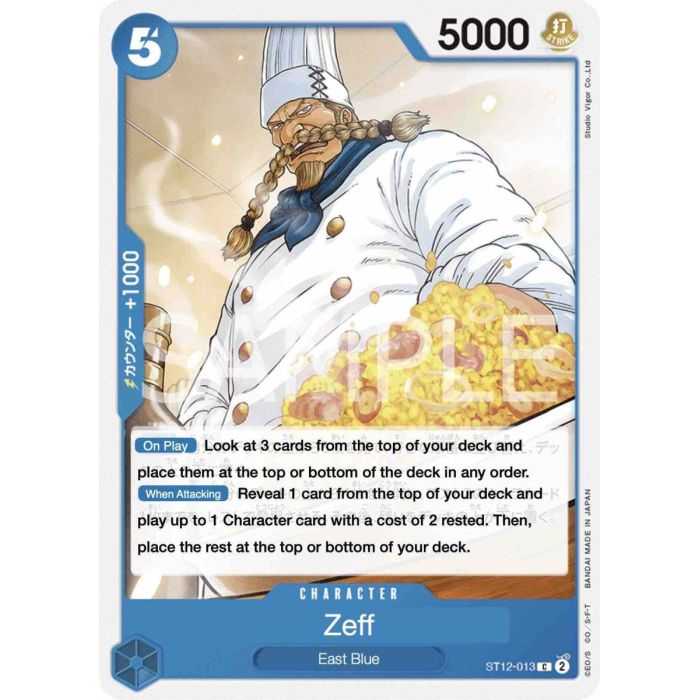 Zeff (Common) – ONE PIECE DECKS | Carta ONE PIECE en México