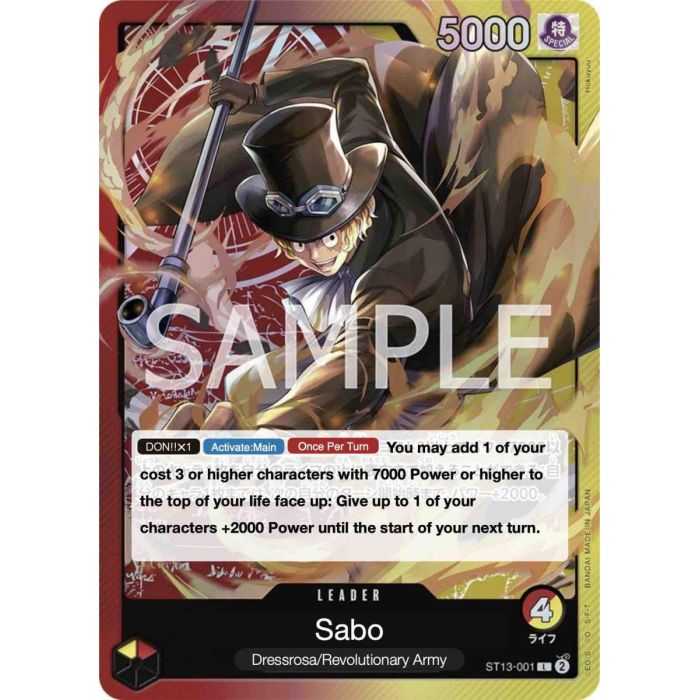 Sabo (Leader) – ONE PIECE DECKS | Carta ONE PIECE en México