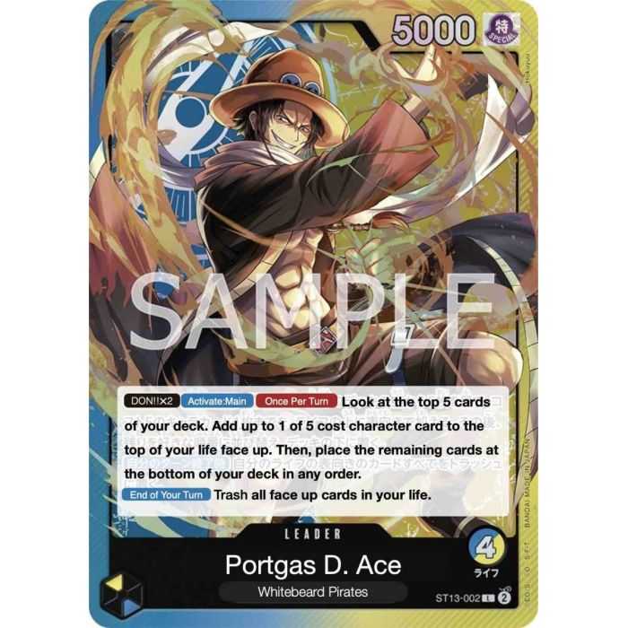 Portgas.D.Ace (Leader) – ONE PIECE DECKS | Carta ONE PIECE en México
