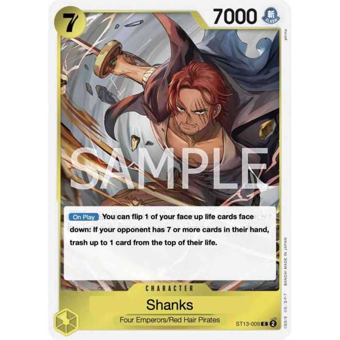 Shanks (Common) – ONE PIECE DECKS | Carta ONE PIECE en México