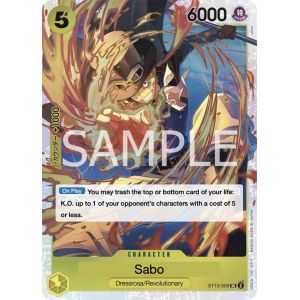 Sabo (Super Rare) – ONE PIECE DECKS | Carta ONE PIECE en México