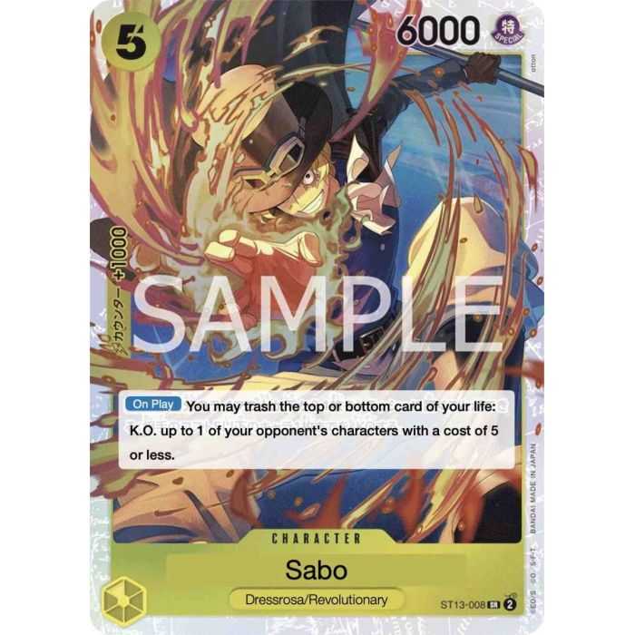Sabo (Super Rare) – ONE PIECE DECKS | Carta ONE PIECE en México