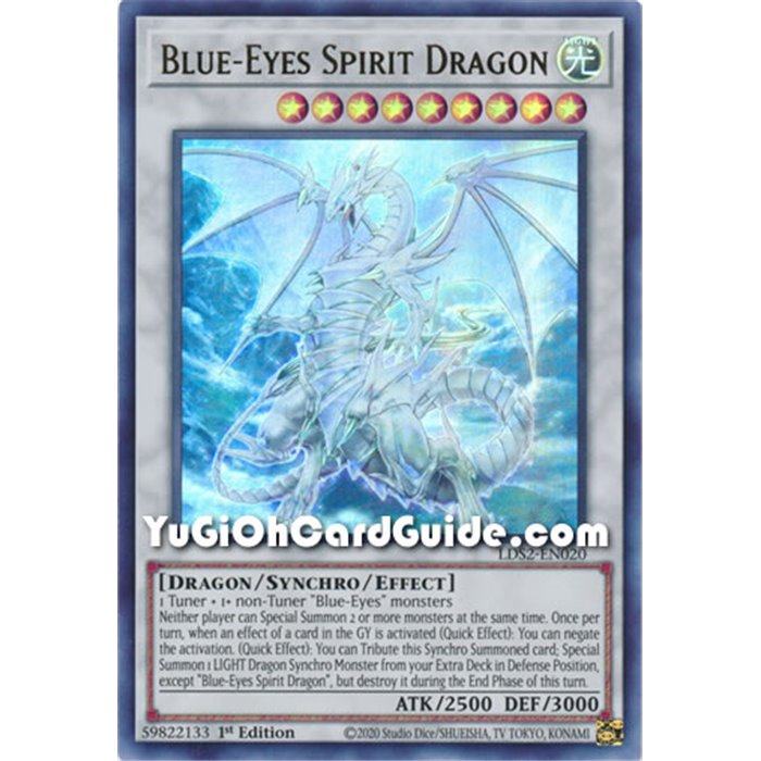 Blue-Eyes Spirit Dragon (Platinum Secret Rare)