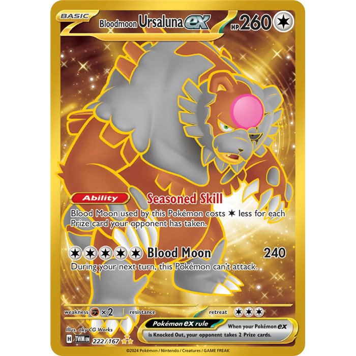 Bloodmoon Ursaluna ex (Hyper Rare)