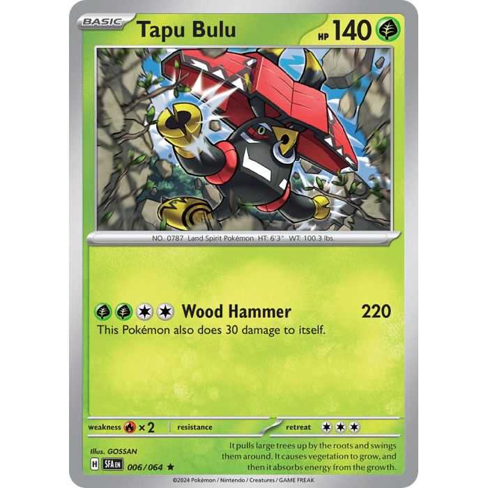 Tapu Bulu (Rare Holofoil) – SV6.5 Shrouded Fable | Carta POKEMON en México