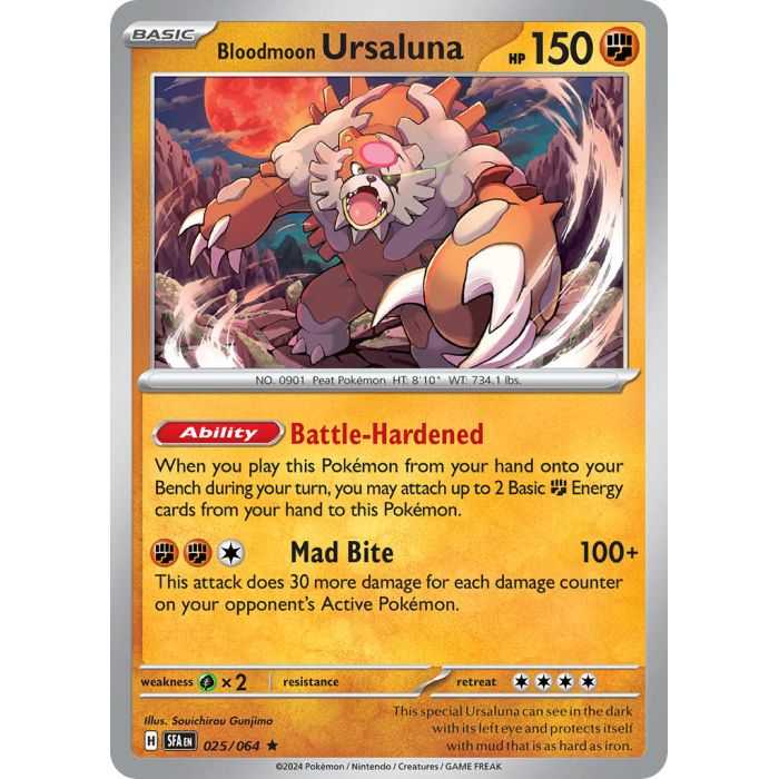 Bloodmoon Ursaluna (Rare Holofoil) – SV6.5 Shrouded Fable | Carta POKEMON en México