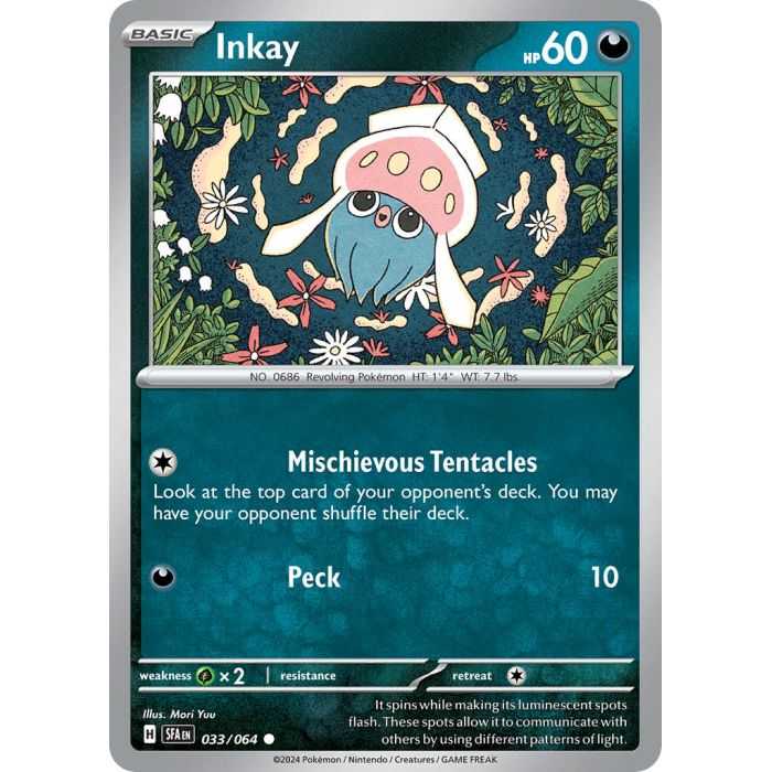 Inkay (Common) – SV6.5 Shrouded Fable | Carta POKEMON en México