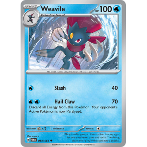 Weavile (Uncommon/Reverse Holofoil) – SV6.5 Shrouded Fable | Carta POKEMON en México
