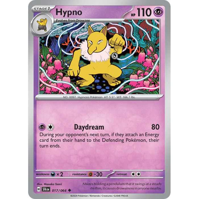 Hypno (Uncommon/Reverse Holofoil) – SV6.5 Shrouded Fable | Carta POKEMON en México