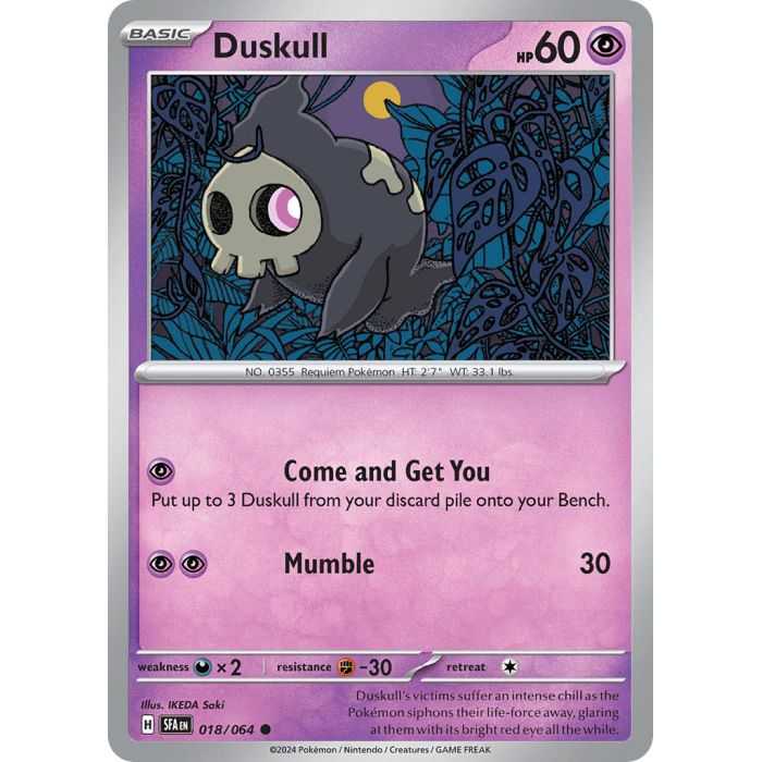 Duskull (Common/Reverse Holofoil) – SV6.5 Shrouded Fable | Carta POKEMON en México