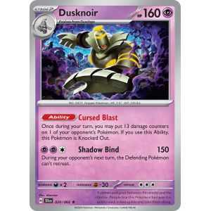 Dusknoir (Rare/Reverse Holofoil) – SV6.5 Shrouded Fable | Carta POKEMON en México