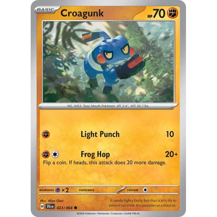 Croagunk (Common/Reverse Holofoil) – SV6.5 Shrouded Fable | Carta POKEMON en México