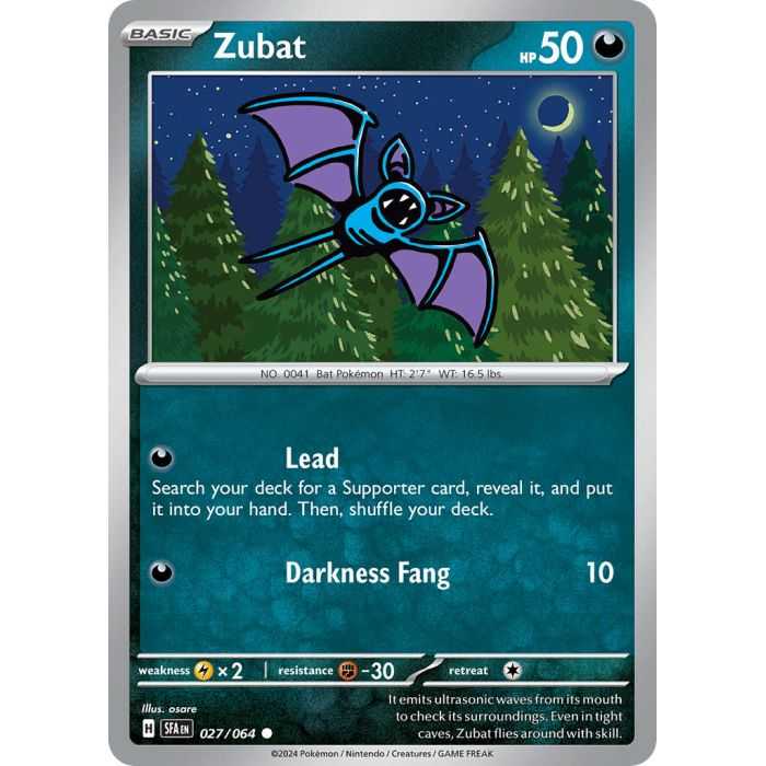 Zubat (Common/Reverse Holofoil) – SV6.5 Shrouded Fable | Carta POKEMON en México