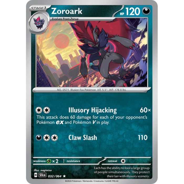 Zoroark (Rare/Reverse Holofoil) – SV6.5 Shrouded Fable | Carta POKEMON en México