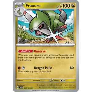 Fraxure (Common/Reverse Holofoil) – SV6.5 Shrouded Fable | Carta POKEMON en México