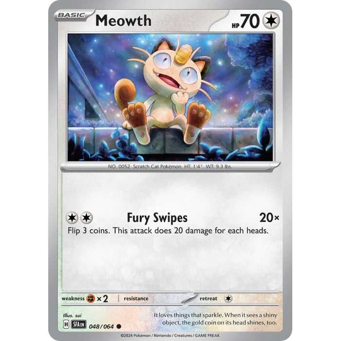 Meowth (Common/Reverse Holofoil) – SV6.5 Shrouded Fable | Carta POKEMON en México