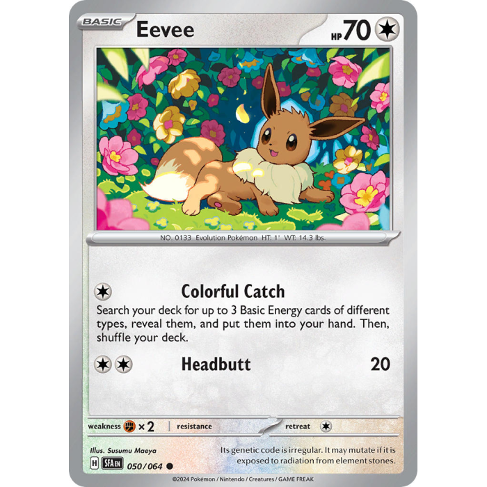 Eevee (Common/Reverse Holofoil) – SV6.5 Shrouded Fable | Carta POKEMON en México
