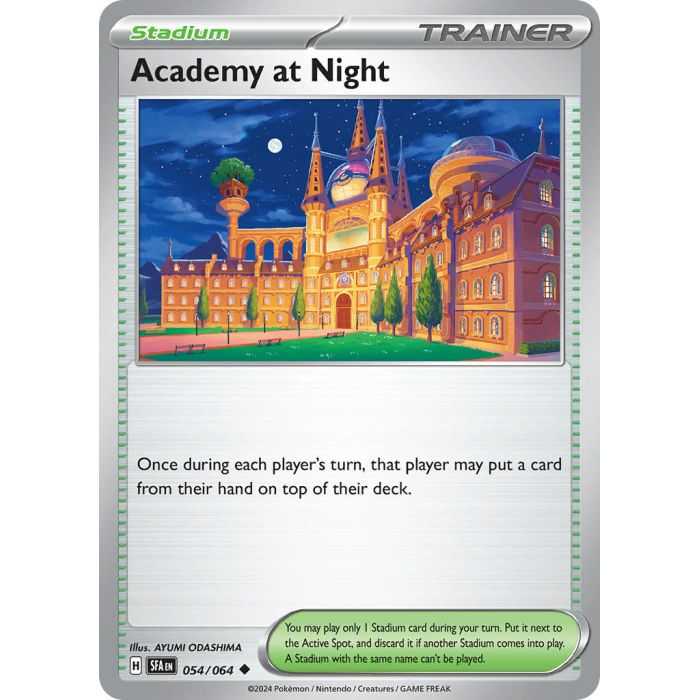 Academy at Night (Uncommon/Reverse Holofoil) – SV6.5 Shrouded Fable | Carta POKEMON en México