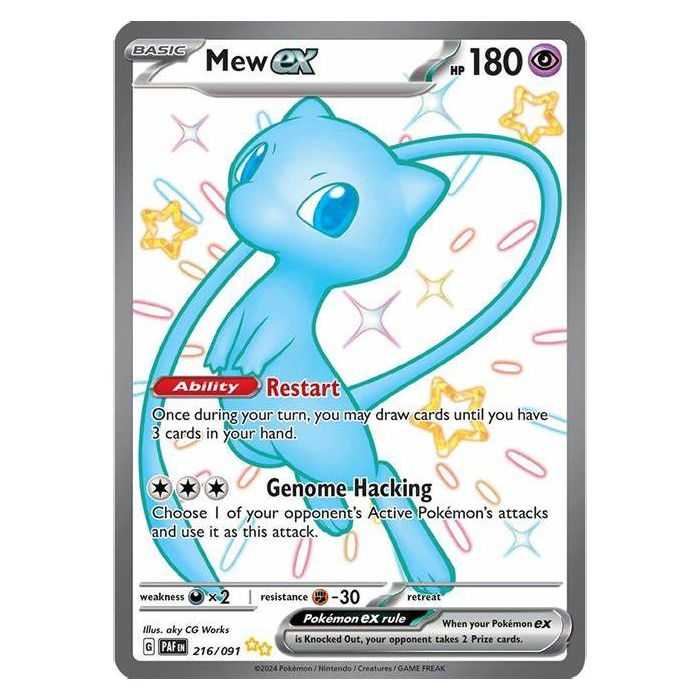 Mew ex (Shiny Full Art) – SV4.5 Paldean Fates | Carta POKEMON en México