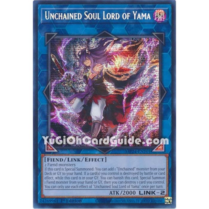 Unchained Soul Lord of Yama (Prismatic Secret Rare)