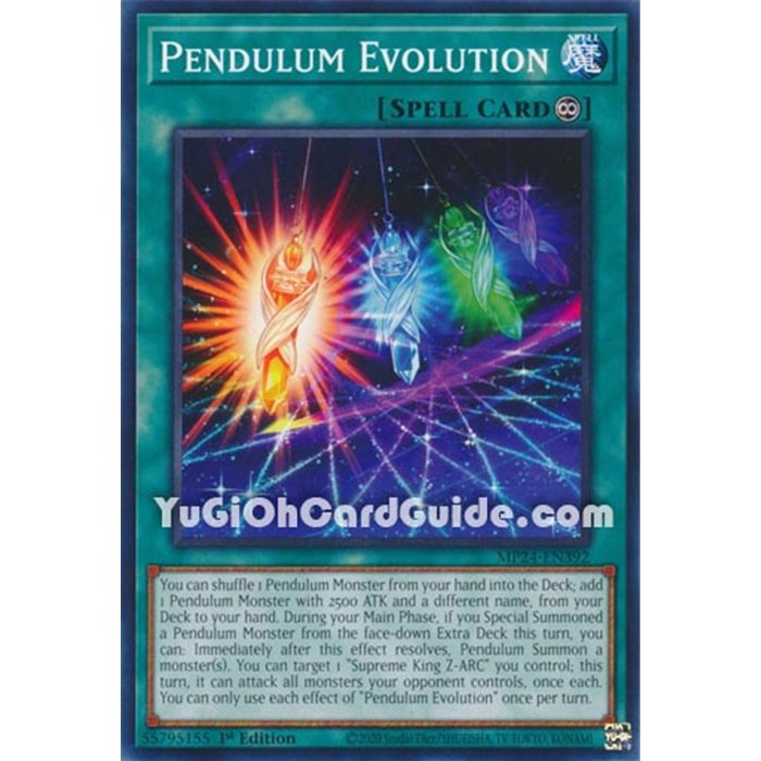 Pendulum Evolution (Common)