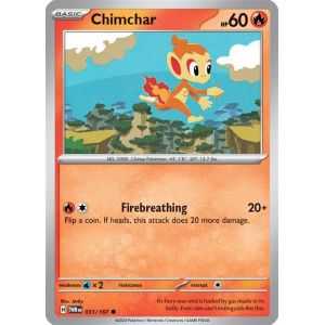 Chimchar (Common/Reverse Holofoil) – SV6 Twilight Mascarade | Carta POKEMON en México