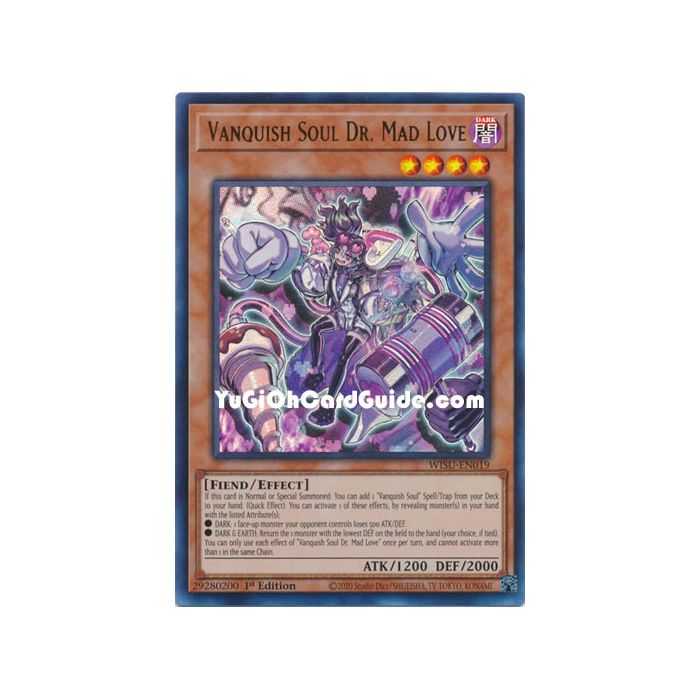 Derrota Almas Dra. Amor Loco (Collector Rare) – Wild Survivors | Carta YUGIOH en México