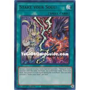 Stake your Soul! (Collector Rare) – Wild Survivors | Carta YUGIOH en México