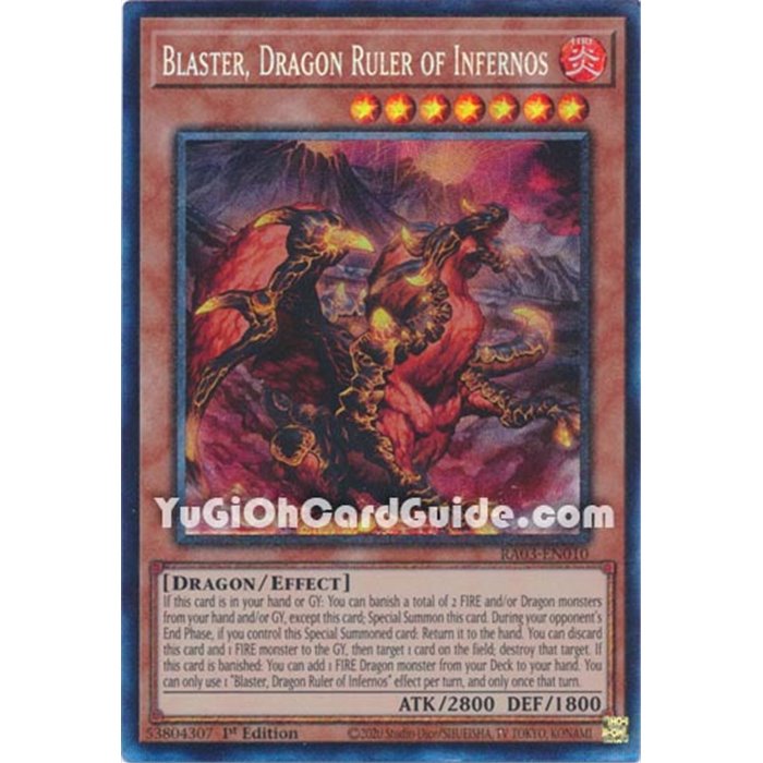 Blaster, Dragon Ruler of Infernos (Platinum Secret Rare)