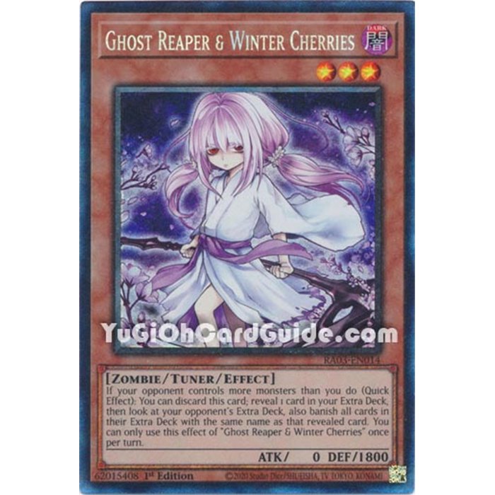 Ghost Reaper & Winter Cherries (Alternate Art) (Secret Rare)