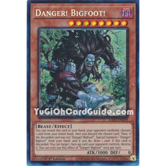 Danger! Bigfoot! (Platinum Secret Rare)
