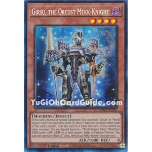 Girsu, the Orcust Mekk-Knight (Platinum Secret Rare)