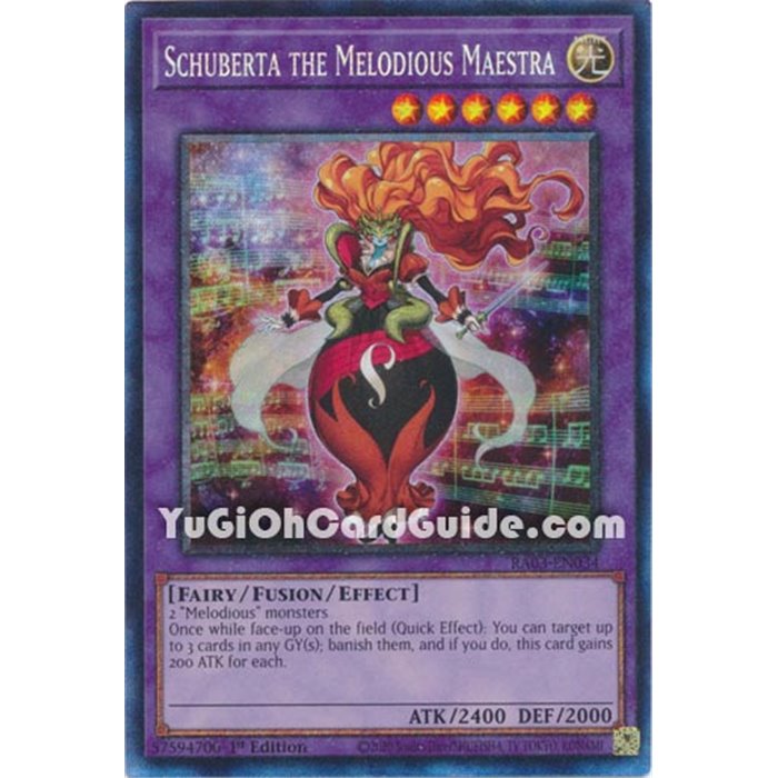 Schuberta the Melodious Maestra (Quarter Century Secret Rare)