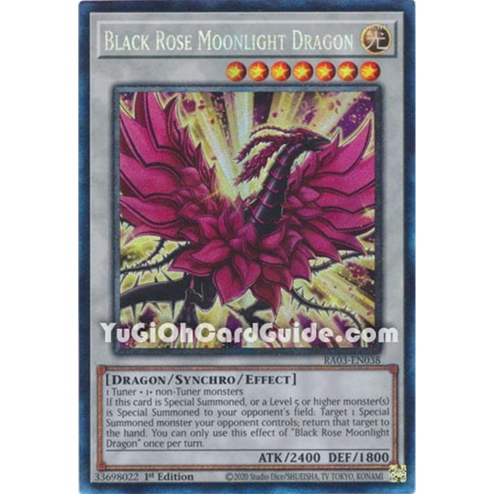 Black Rose Moonlight Dragon (Secret Rare)