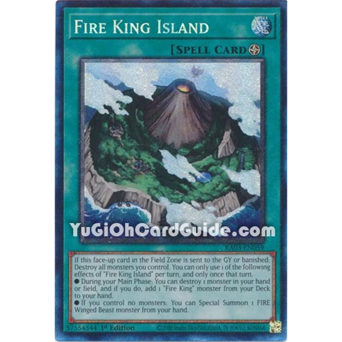 Fire King Island (Platinum Secret Rare)