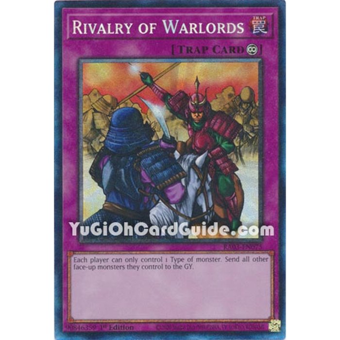 Rivalry of Warlords (Secret Rare)