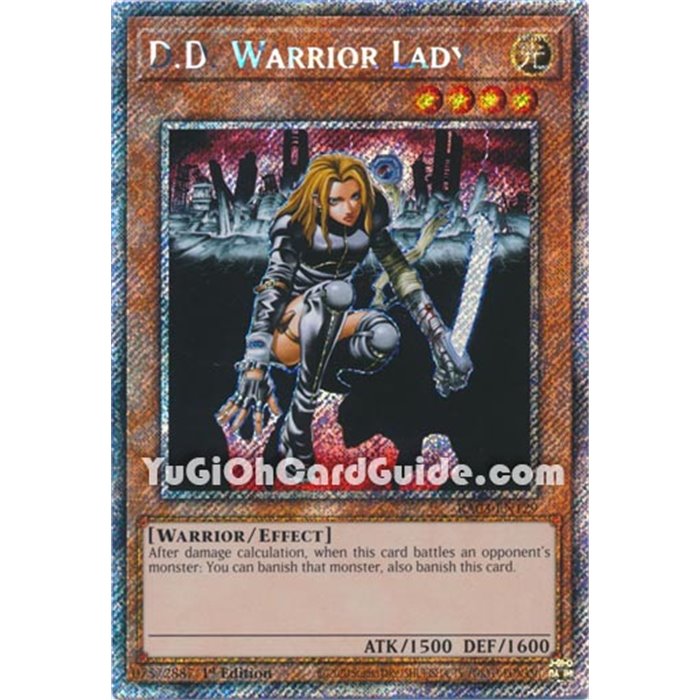 D.D. Warrior Lady  (Quarter Century Secret Rare)