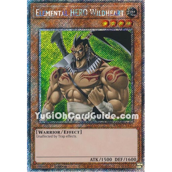 Elemental HERO Wildheart (Platinum Secret Rare)