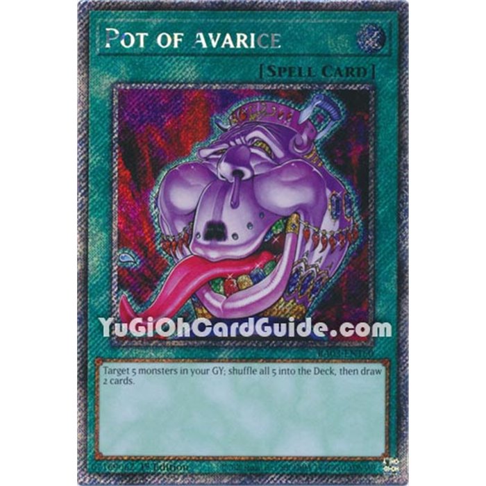 Pot of Avarice (Platinum Secret Rare)