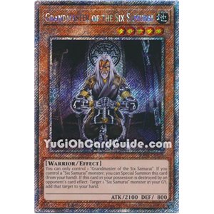Grandmaster of the Six Samurai (Quarter Century Secret Rare)