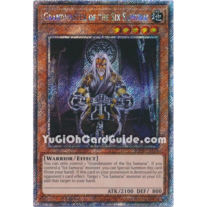 Grandmaster of the Six Samurai (Quarter Century Secret Rare)